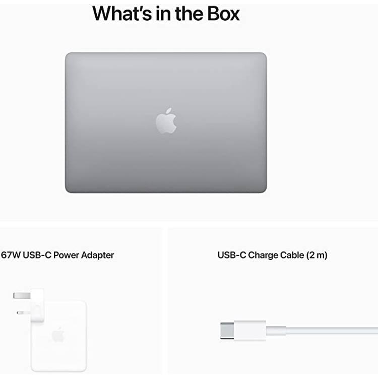 Apple 2022 MacBook Pro laptop with M2 chip: 13-inch Retina display, 8GB RAM - Space Gray - Arabic/English - 512GB