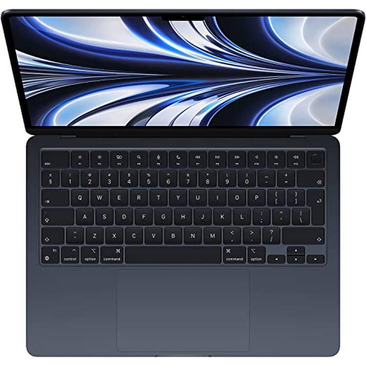 لاب توب Apple 2022 MacBook Air بشريحة M2: 13.6 بوصة 8 جيجا رام - منتصف الليل - إنجليزي - 256GB