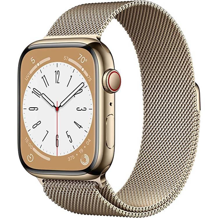 Apple watch series 8 (GPS + Cellular) - Gold Stainless Steel Case