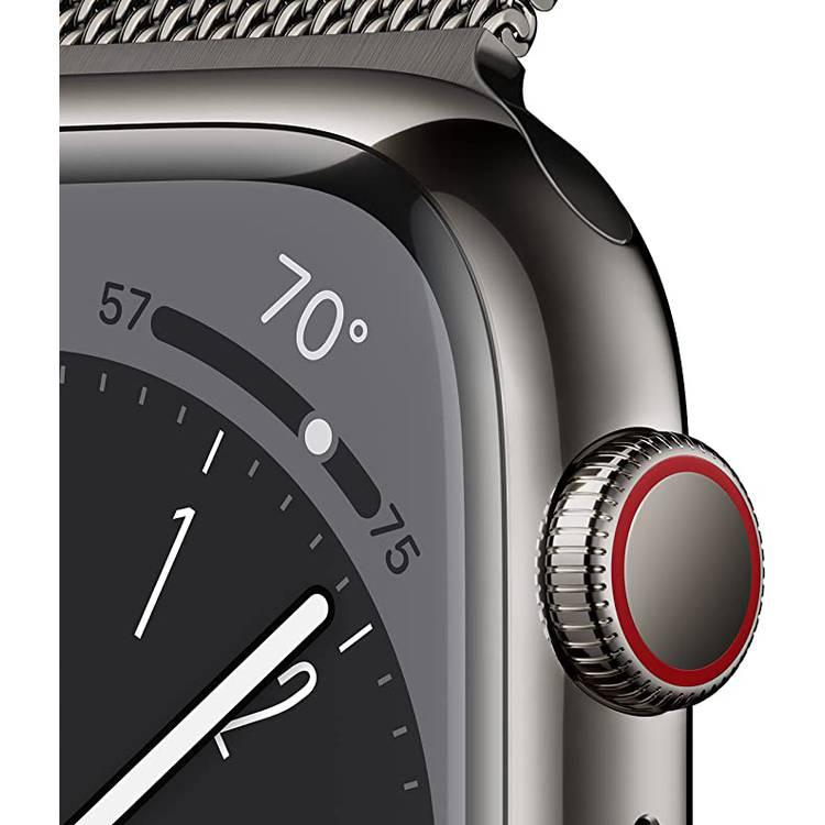 Apple Watch Series 8 [GPS 45mm] Smart Watch w/Silver Aluminum Case with  White Sport Band - M/L. Fitness Tracker, Blood Oxygen & ECG Apps, Always-On  Retina Display, Water Resistant : Cell Phones & Accessories 