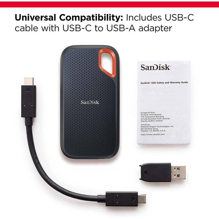 SanDisk Portable SSD: 2000MB/s Read/Write Speeds, Compact