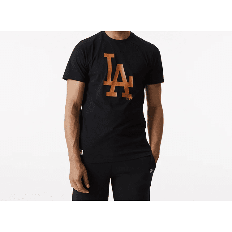 New Era MLB Sea Team Logo Los Angeles Dodgers Men's T-Shirt Black