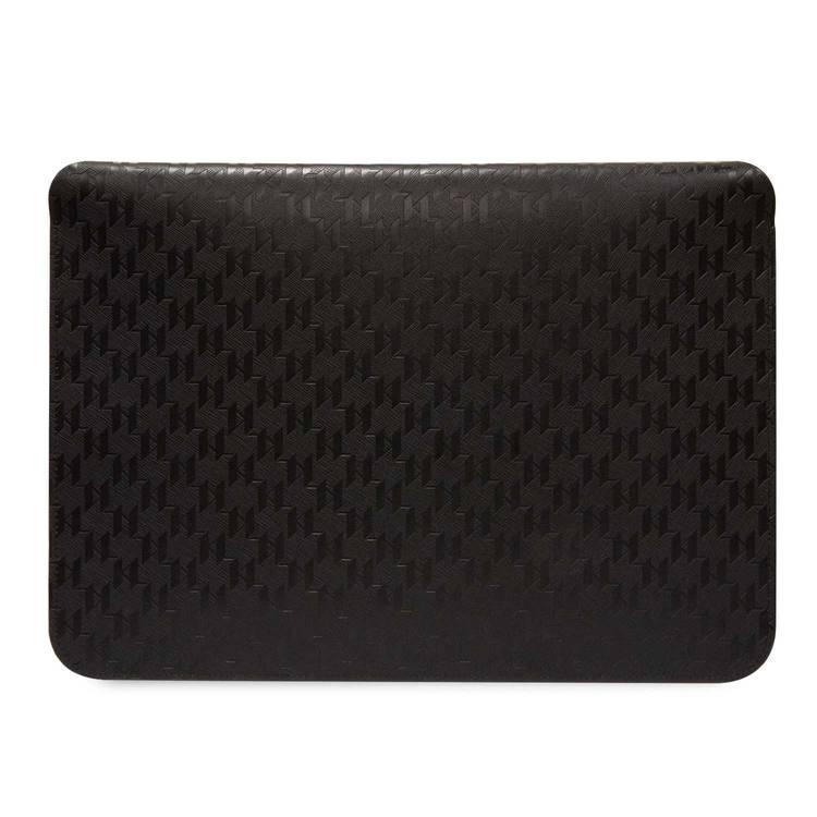 Karl Lagerfeld Laptop Sleeve Saffiano Mono Plaque - 14″