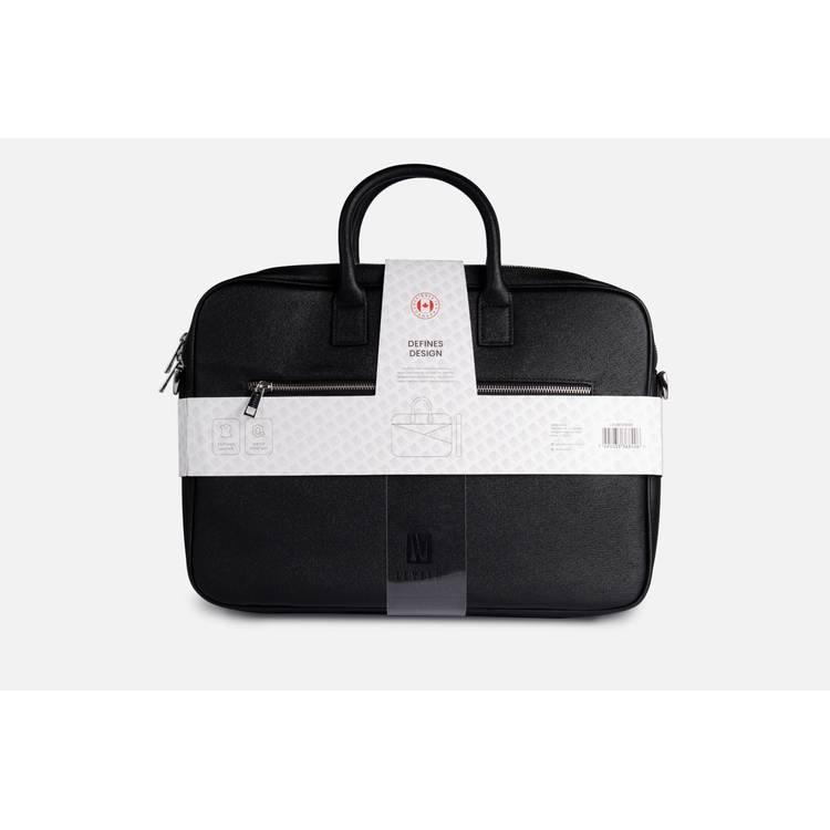 حقيبة لاب توب Levelo Belfort Saffiano بشعار LVL Signature - أجهزة مقاس 16 بوصة