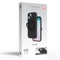 Levelo Iris Pro Liquide Silicone Case For iPhone 15 Plus - Black - Black