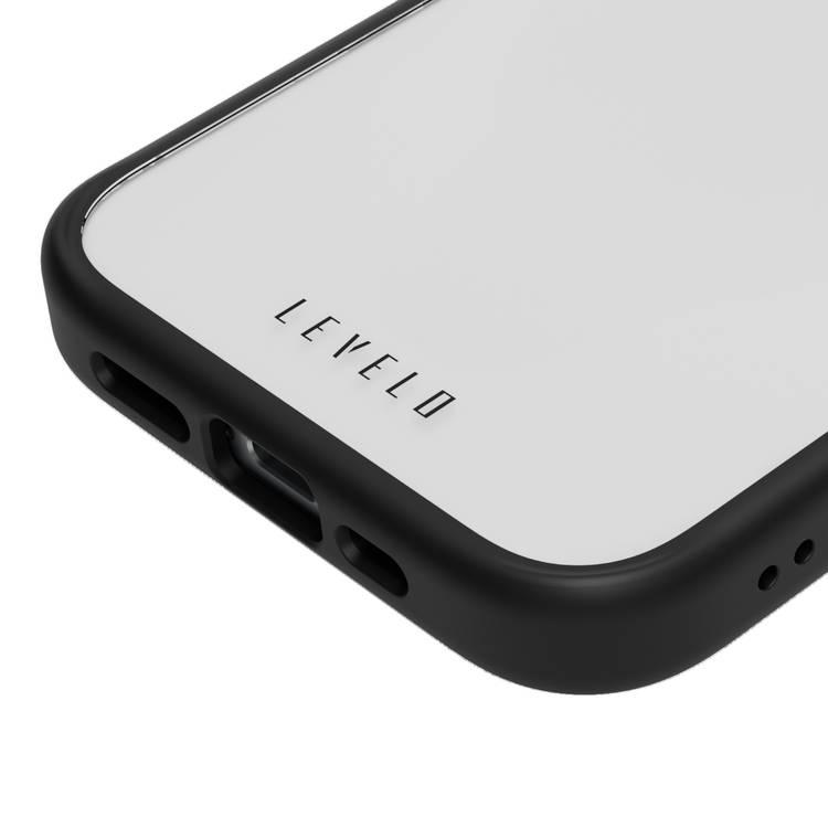Levelo Solo Case For iPhone 15 - Black - Black
