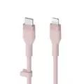 Belkin BOOST CHARGE™ Flex USB-C to Lightning Connector Soft-touch Silicone, 1M - Pink