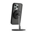 Levelo MagSafe Ringo Multi-Functional Kickstand Case For iPhone 15 Pro Max - Black