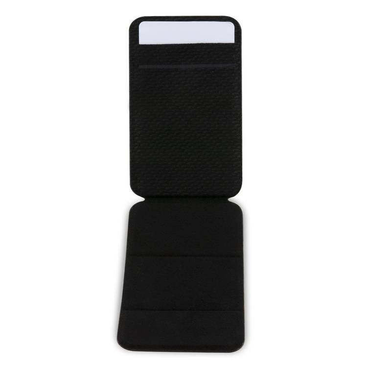 محفظة BMW Cardslot Magsafe الجلدية - باللون الأسود
