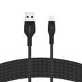 Belkin BOOST CHARGE™PRO Flex USB-A to Lightning Cable_Braided Silicone, 3M - Black