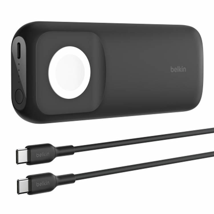 Belkin BoostCharge Magnetic 10k MAh Power Bank - Magnetic 7.5W Fast IPhone  Charger - MagSafe Compatible Battery Pack Wireless Charger - USBC Charger 