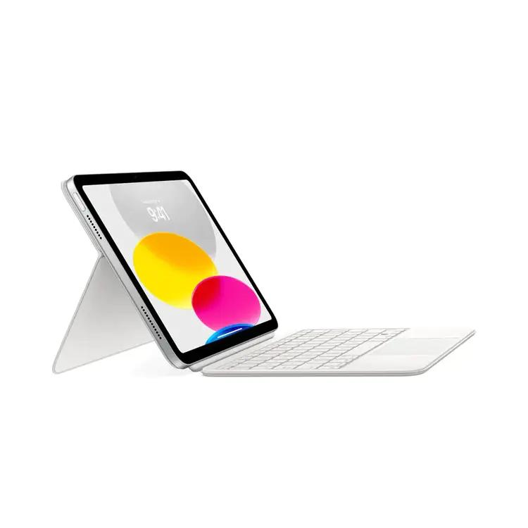 حافظة لوحة المفاتيح Apple Magic Keyboard لجهاز iPad الجيل العاشر باللغة الإنجليزية - أبيض