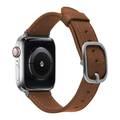 Devia Real Leather Watch Band 42/44mm - Dark Brown