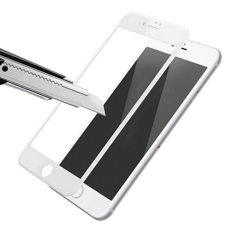 Devia Van Full Screen Tempered Glass 0.26mm for iPhone 8/7 - White