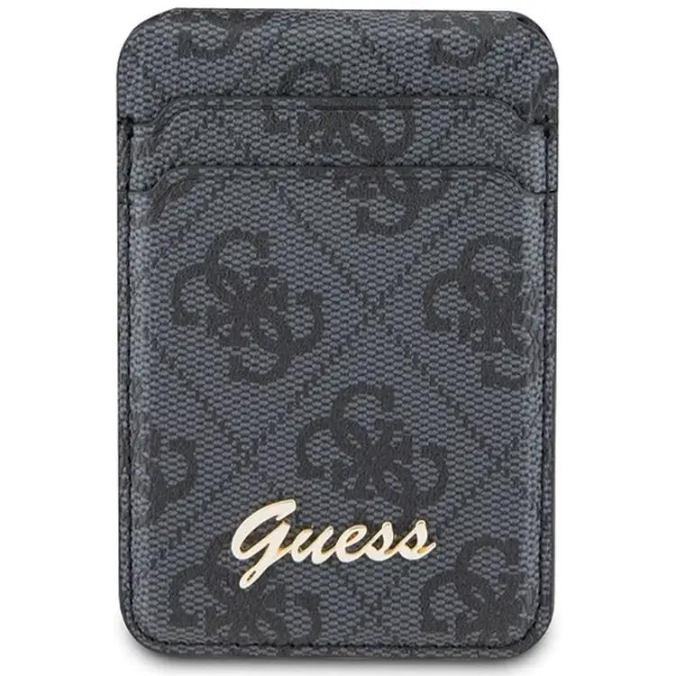 Guess Wallet Cardslot Magsafe Stand 4G Classic - Black