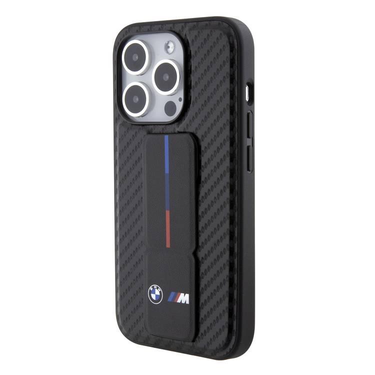 BMW M Grip Stand Carbon Case for iPhone 15 Pro