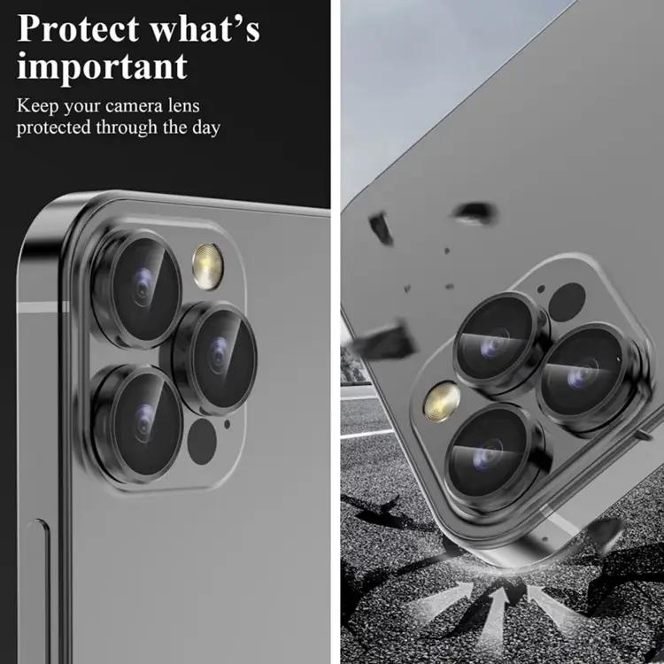 عدسة زجاجية لكاميرا Liberty Guard مع مجموعة التثبيت AGC Glass لهاتف iPhone14 Pro /