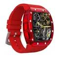 Green Lion Carlos Santos Smart Watch - Red