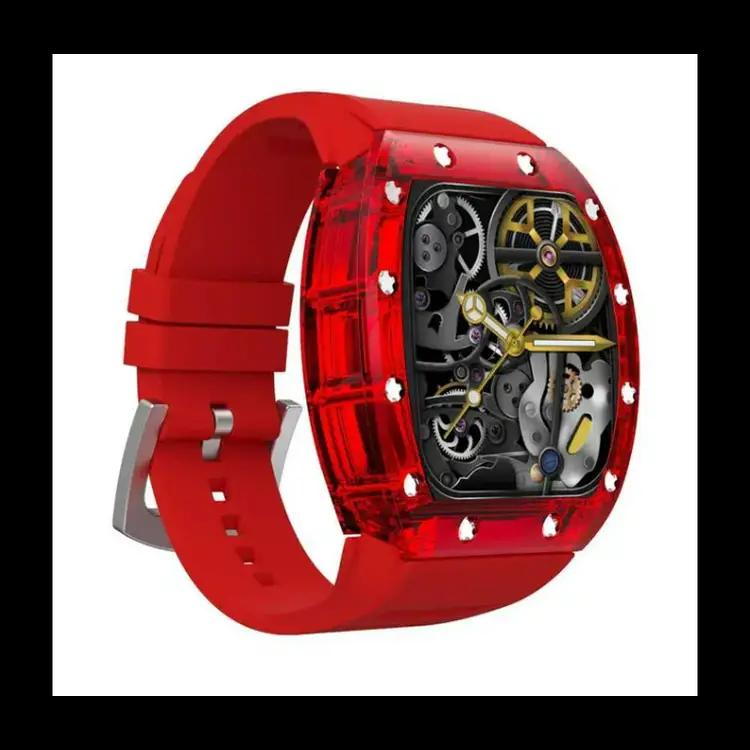 ساعة جرين ليون كارلوس سانتوس الذكية - أحمر