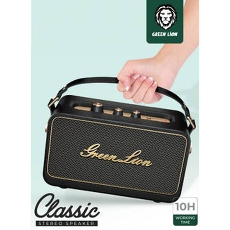 Green Lion Classic Stereo Speaker - Black