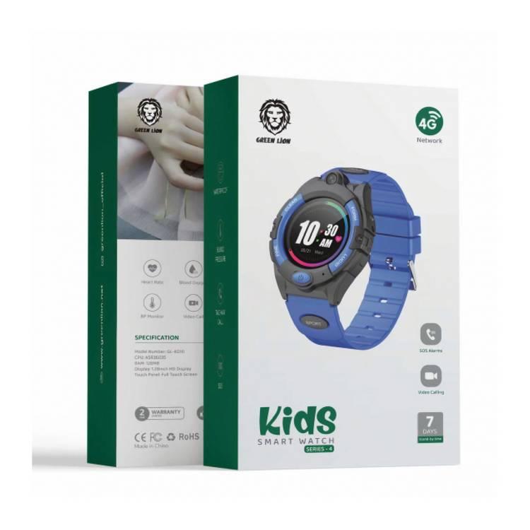 ساعة جرين ليون 4G الذكية للأطفال السلسلة 4 - أزرق