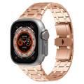 Levelo RoyalLink Stainless Steel Metal Watch Strap - Rose Gold