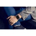 ساعة بورودو لينوكس الذكية 1.91 شاشة لمس واسعة مع حزام جلد أسود - لا حجم