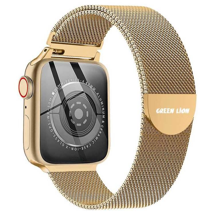 Green Lion Milanese Loop Strap 42/44/45/49MM - Gold