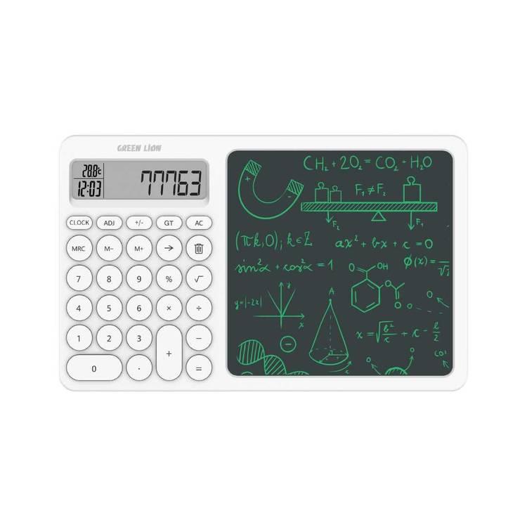 الآلة الحاسبة العلمية ولوحة الكتابة من Green Lion - أبيض