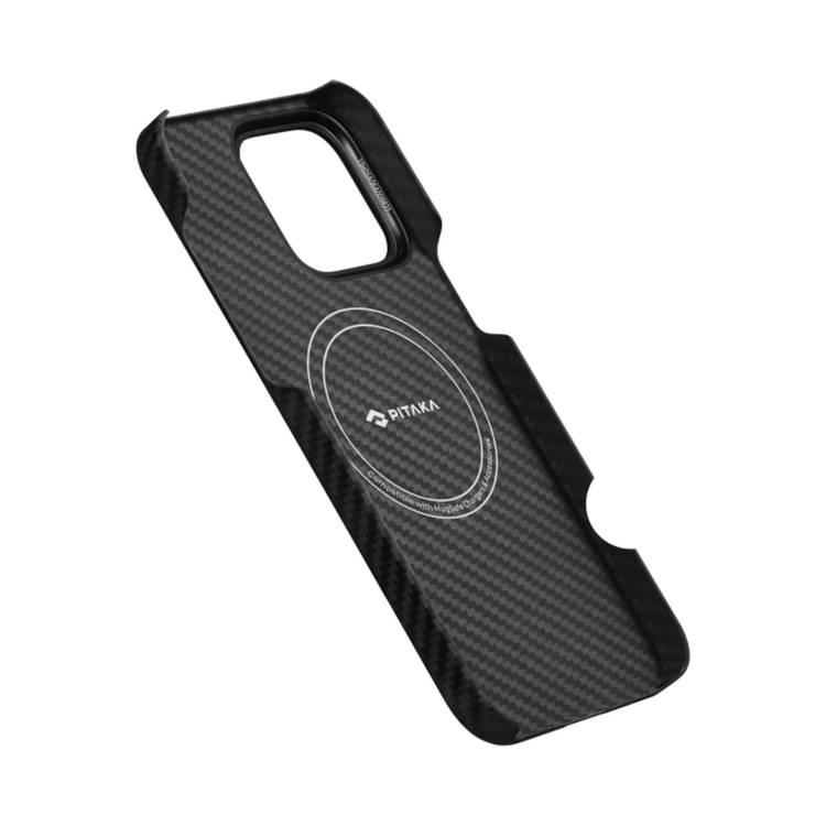Pitaka iPhone 15 Pro For MagEZ Case 4 1500D - أسود/رمادي