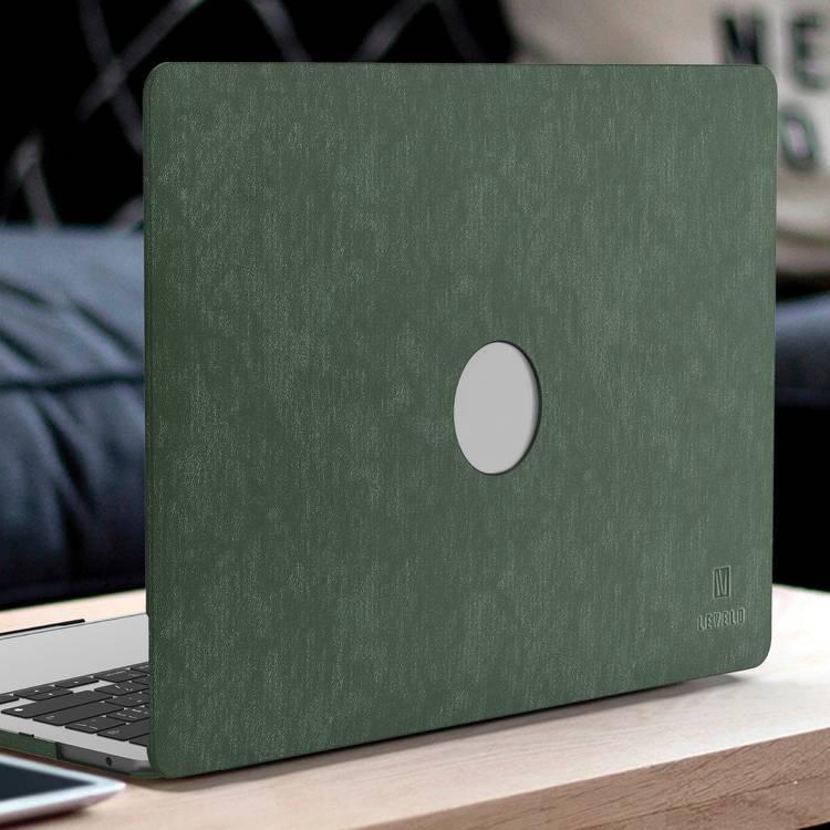 ليفيلو جيفينا غطاء ماك بوك برو جلد 15 بوصة - أخضر غامق - غطاء ماك بوك برو 15"