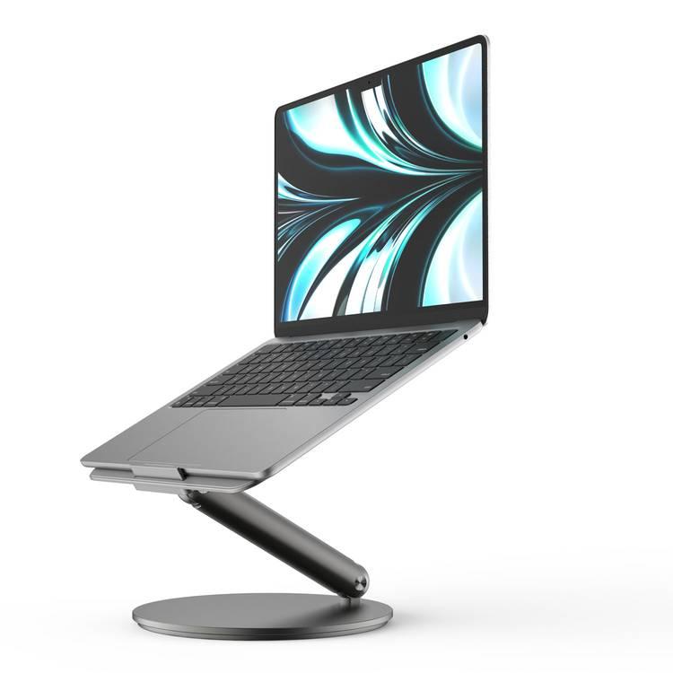 Powerology Rotatable Desktop Stand for Laptop - Dark Grey - الرمادي الداكن