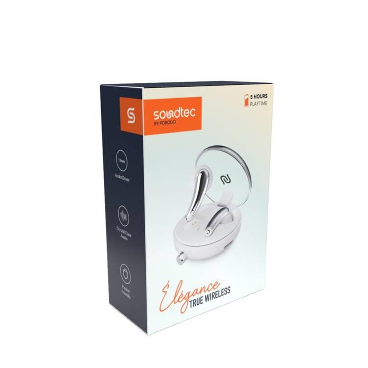 Porodo Soundtec Elegance True Wireless - White