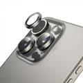 Green Lion iPhone 15 Pro Max For Diamond Design Camera Lens  - Silver