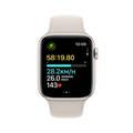 Apple Watch SE 2023 [GPS 40mm] هيكل ألومنيوم ستارلايت مع حزام ستارلايت الرياضي | ق/م