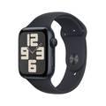 Apple Watch SE 2023 [GPS 44mm] هيكل من الألومنيوم منتصف الليل مع حزام رياضي منتصف الليل | م/ل