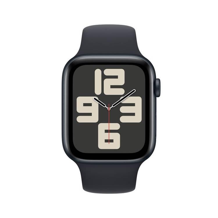 Apple Watch SE 2023 [GPS 40mm] هيكل من الألومنيوم منتصف الليل مع حزام رياضي منتصف الليل | ق/م