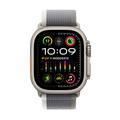 ساعة Apple Watch Ultra 2 GPS + هيكل خلوي من التيتانيوم مع حلقة تريل باللون الأخضر/الرمادي | 49 ملم
