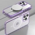 Devia iPhone 15 Pro For Guardian Series Magnetic Shockproof Case - Clear/Purple