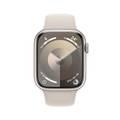 Apple Watch Series 9 [GPS 41mm] with Starlight Aluminum Case & Starlight Sport Band | S/M