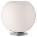 مكبر صوت بلوتوث محمول Kooduu Sphere (31 سم) | ضوء LED قابل للخفت | تبريد المشروبات - فضة