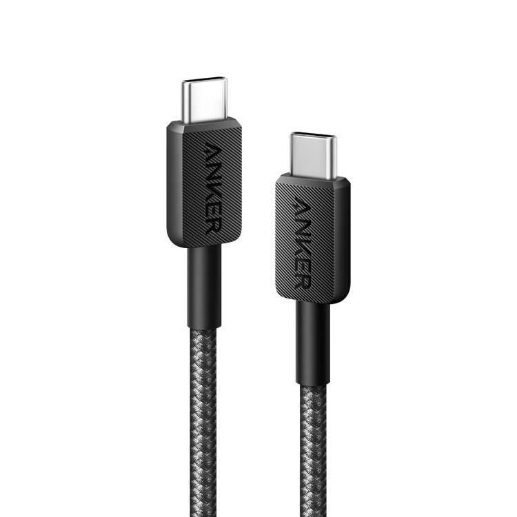 Anker 322 USB-C to USB-C Cable [Braided] 3ft | Black