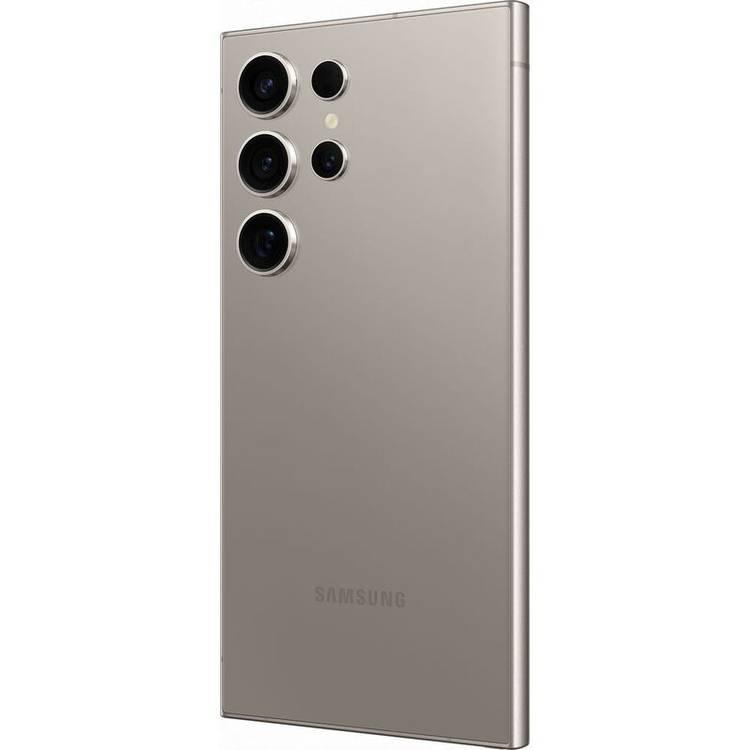 هاتف Samsung Galaxy S24 Ultra 5G بسعة 12 جيجابايت/512 جيجابايت/مزدوج الشريحة مع شريحة eSIM  - رمادي