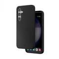 Levelo Iris Liquid Silicone Case For Samsung  Galaxy S24 Plus - Black