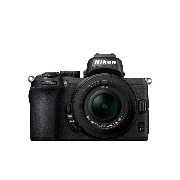 كاميرا نيكون Z50 الرقمية بدون مرآة مع مجموعة الواقع الافتراضي | أسود