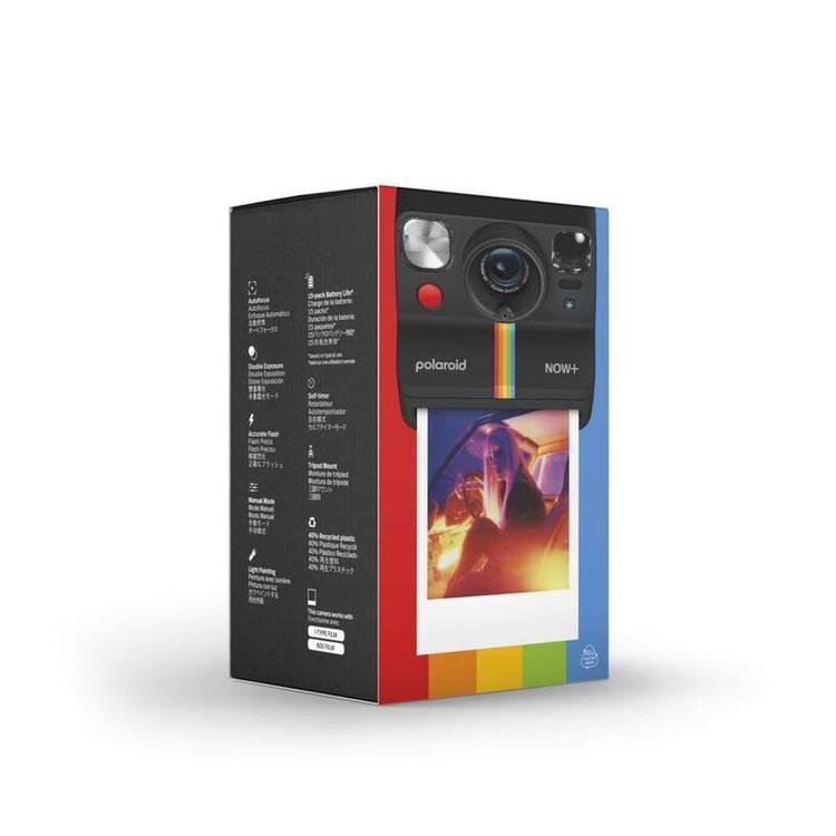 Polaroid Now + الجيل الثاني من تطبيق Bluetooth المتصل الذي يتم التحكم فيه | أسود