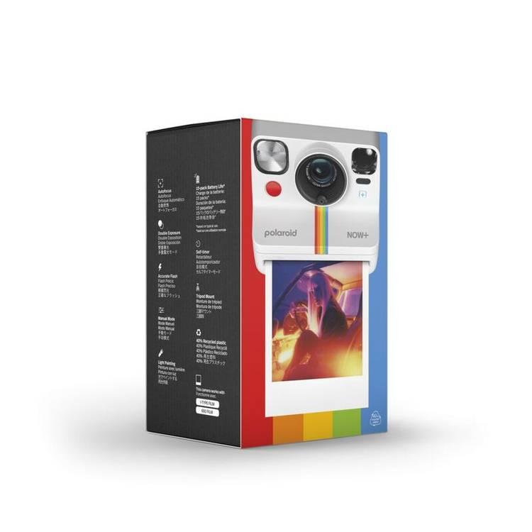 Polaroid Now + الجيل الثاني من تطبيق Bluetooth المتصل الذي يتم التحكم فيه | أبيض