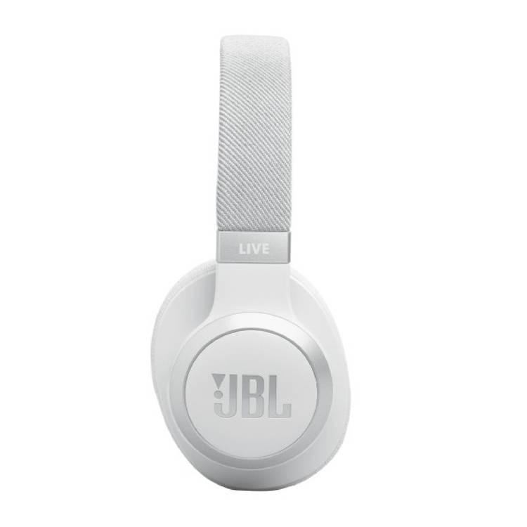 JBL Live 770NC Over-Ear Wireless Noise Cancelling Headphone | White