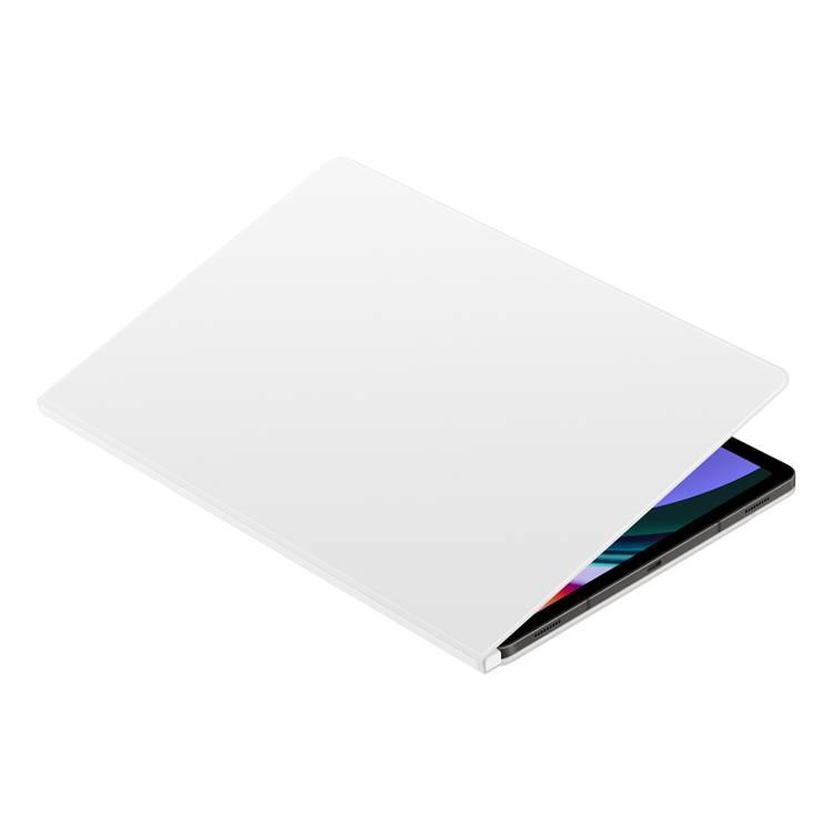 غطاء الكتاب الذكي لجهاز سامسونج تاب S9+  - أبيض