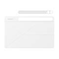 غطاء الكتاب الذكي لجهاز سامسونج تاب S9+  - أبيض
